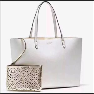 Victoria's Secret Tote Bag purse & makeup bag Lot